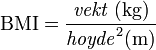 BMI Formula